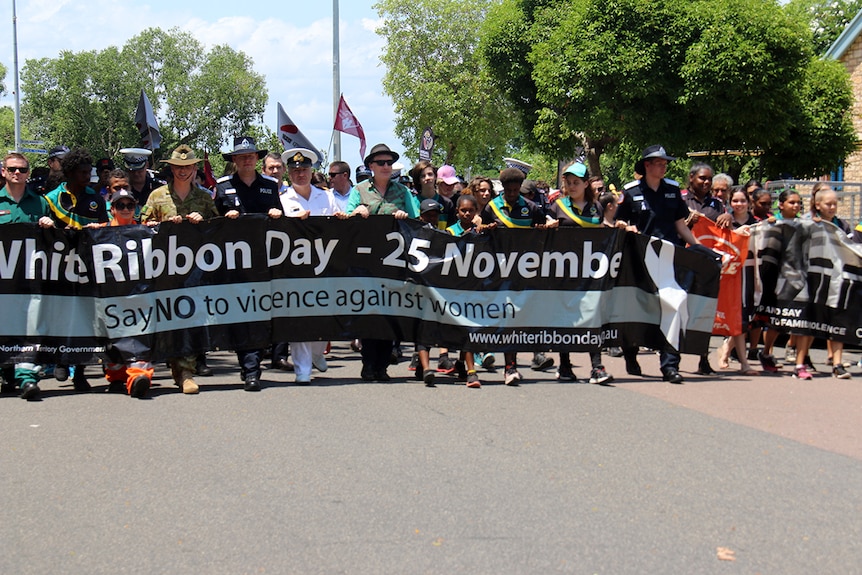 White Ribbon Day march in Darwin