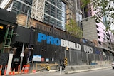 Probuild's site at A'Beckett St in central Melbourne sits largely vacant.