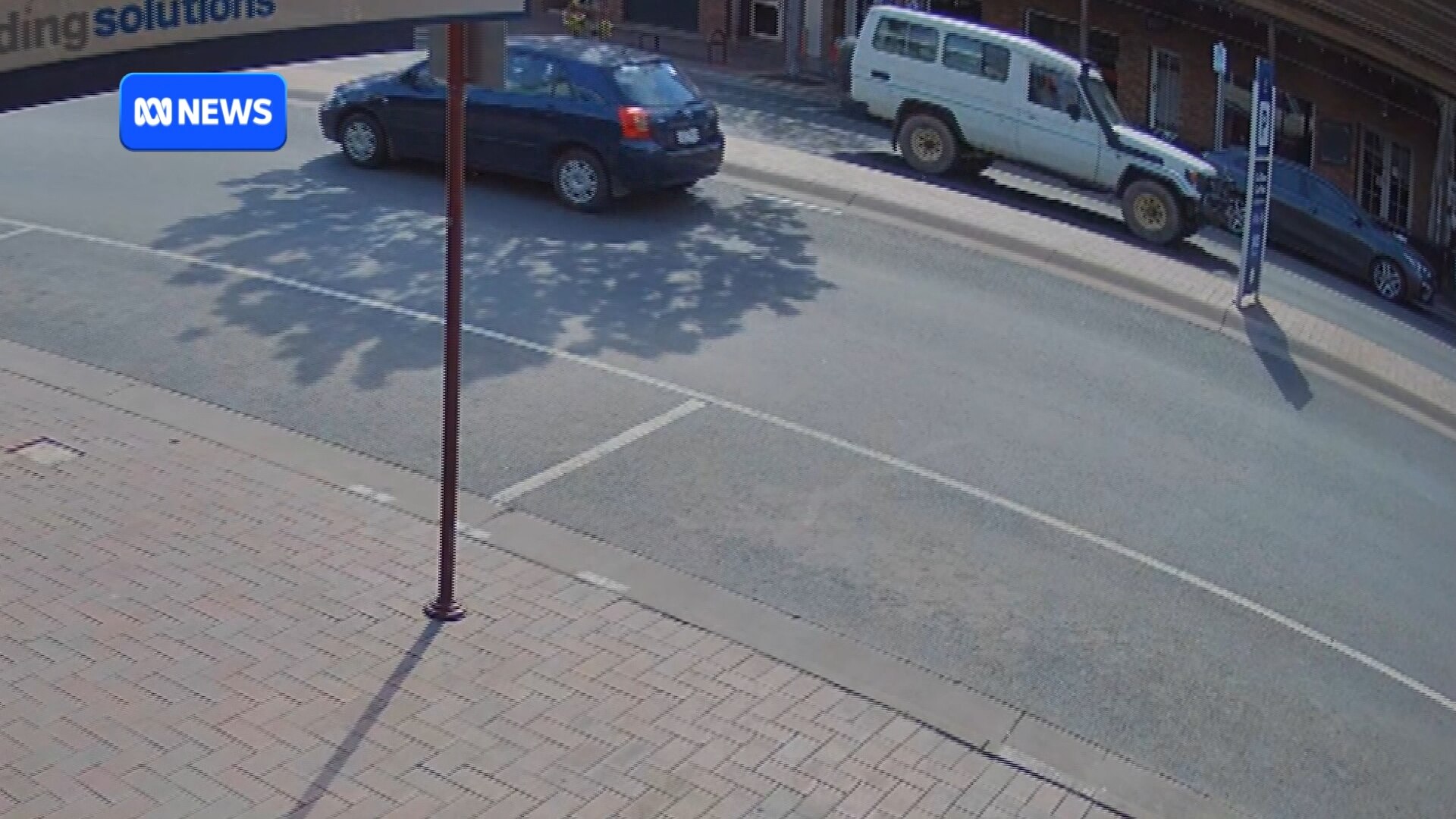 CCTV shows four-wheel-drive driving past moments before crashing into ...