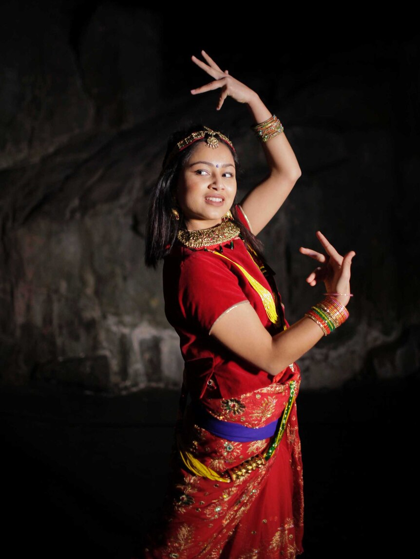 Nepalese dancer Narbada Thapa