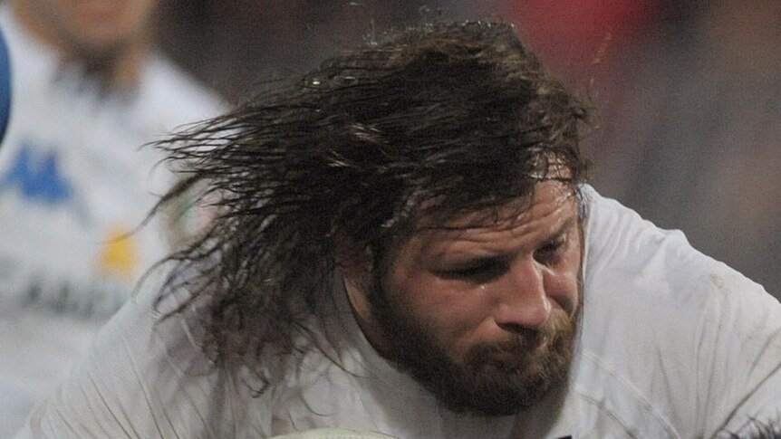 Force to be reckoned with ... Australia is wary of giant Italian tighthead Martin Castrogiovanni.
