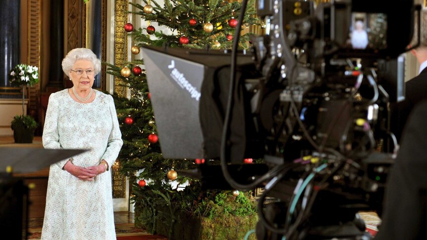 Queen Elizabeth records her annual Christmas message