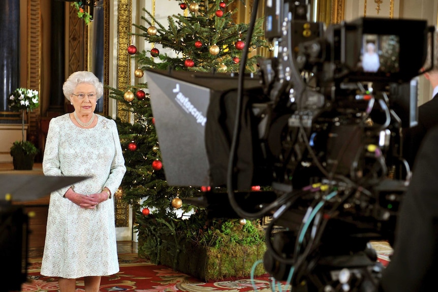 Queen Elizabeth records her annual Christmas message