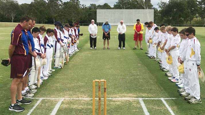 Brisbane's junior cricket association has held a minute's silence for the teenager that died from the "choking game".