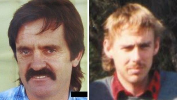 David Saint (left) was killed in 1991 and Mark Woodland was killed in 2004