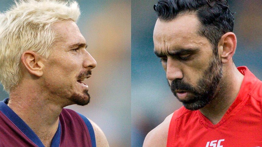 Jason Akermanis and Adam Goodes