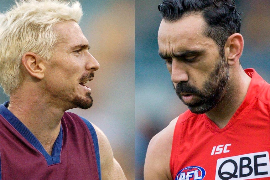 Jason Akermanis and Adam Goodes