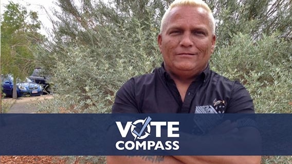 Vote Compass: Mervyn Eades was in and out of prison in Western Australia from his teens until his early thirties.