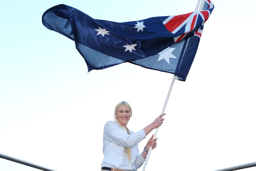 Jackson to carry the Australian flag