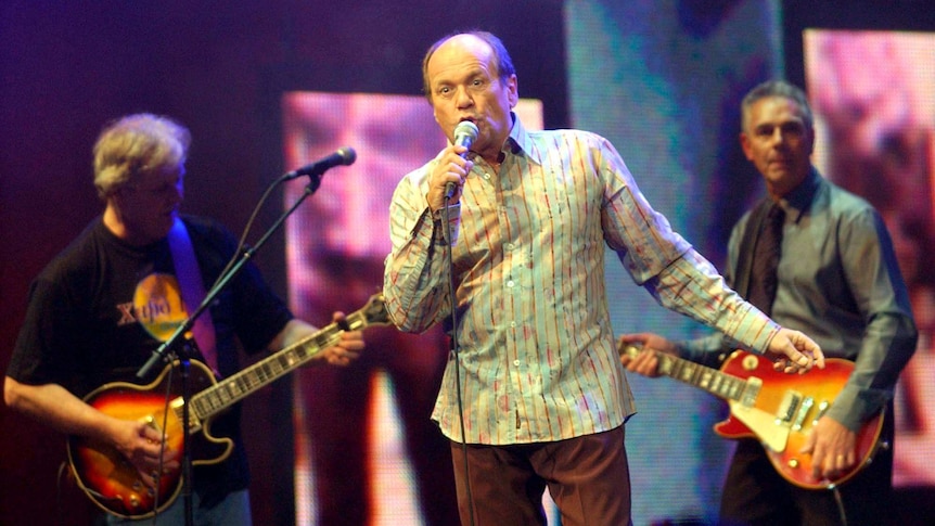 Little River Band member on stage at the 2004 Aria Awards.