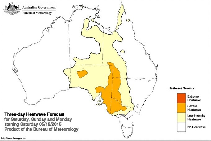 heatwave map