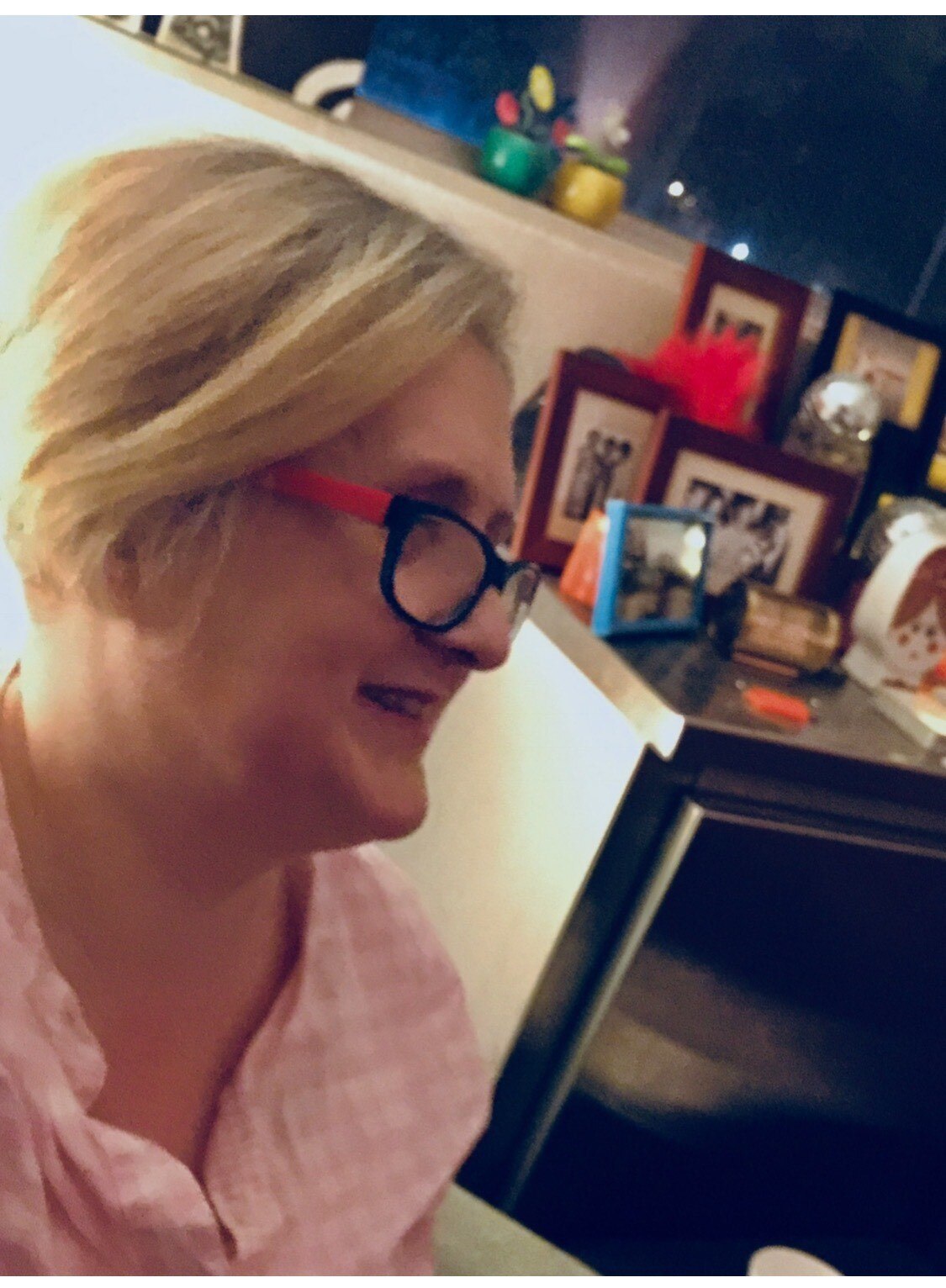 Sydney woman Siobhan Joseph, who has blonde hair and is wearing glasses.