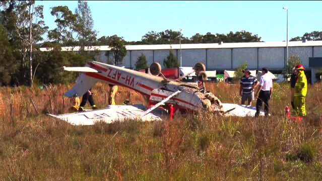 Light plane crash at Warnervale