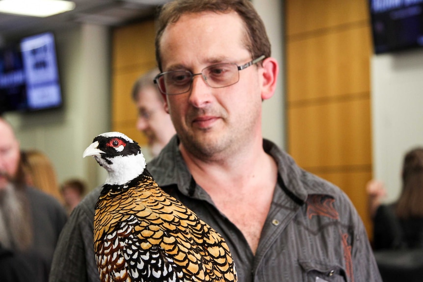 Tom Sloane and pheasant.