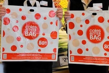 Coles reusable plastic bags