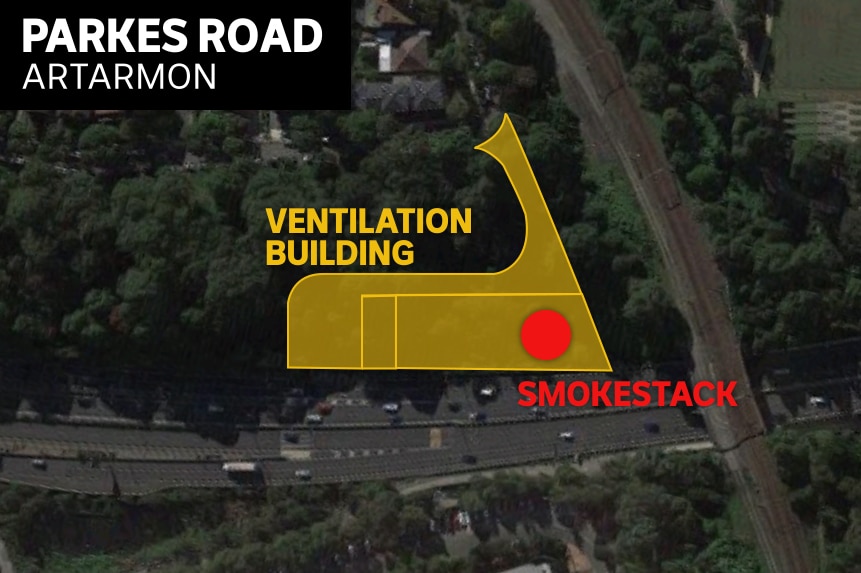 Another smokestack would be located at Artarmon, the documents seen by the ABC and Fairfax reveal.