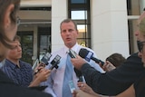 NT Chief Minister Paul Henderson addresses the media.