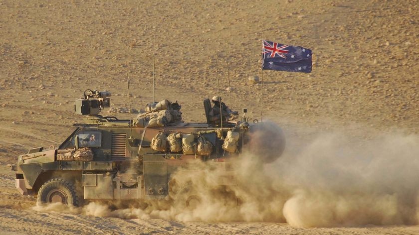 Australian troops in Oruzgan Province.