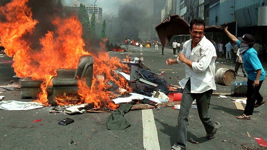 The cuts came just before tumultuous riots in Jakarta in 1998.