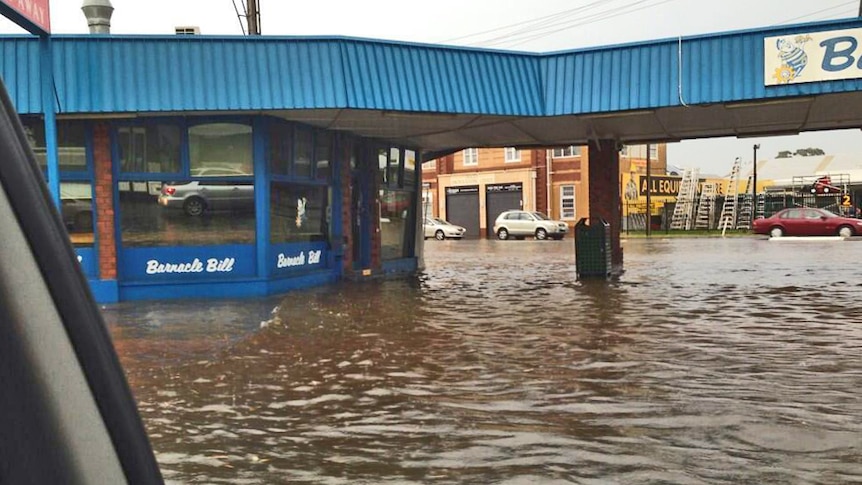 Suburbs flooded