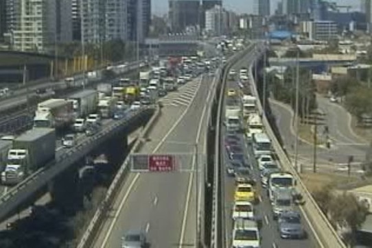 Delays on West Gate Bridge