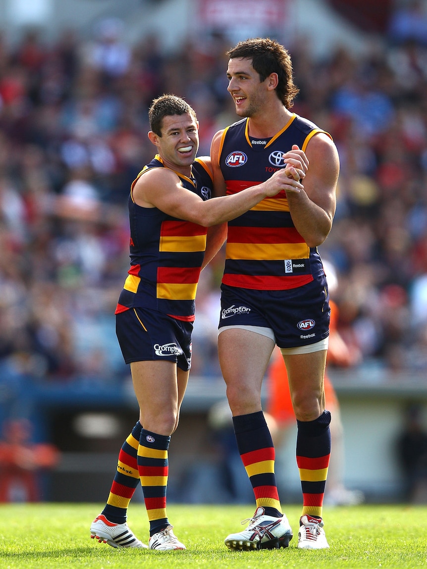 Adelaide celebrated a big win at home over a very disappointing Geelong side.