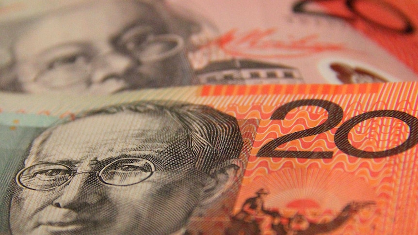 Australian twenty dollar bills