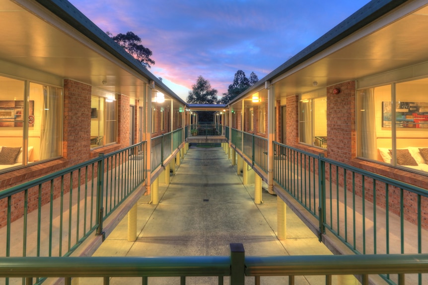 The empty rooms in Bent Street Motor Inn, Grafton NSW.