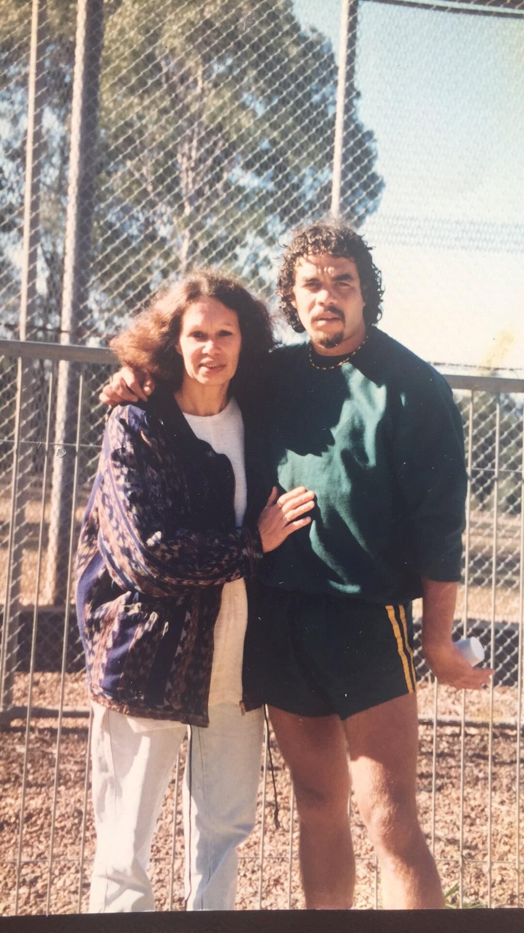 Marlon McDonald and his mother Loretta, who is desperate to find his body.