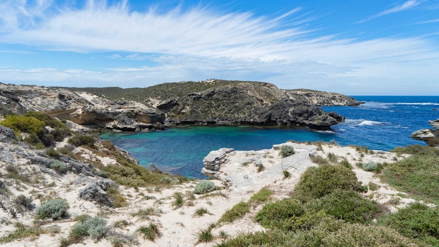 A lagoon on the West End of Rottnest Island