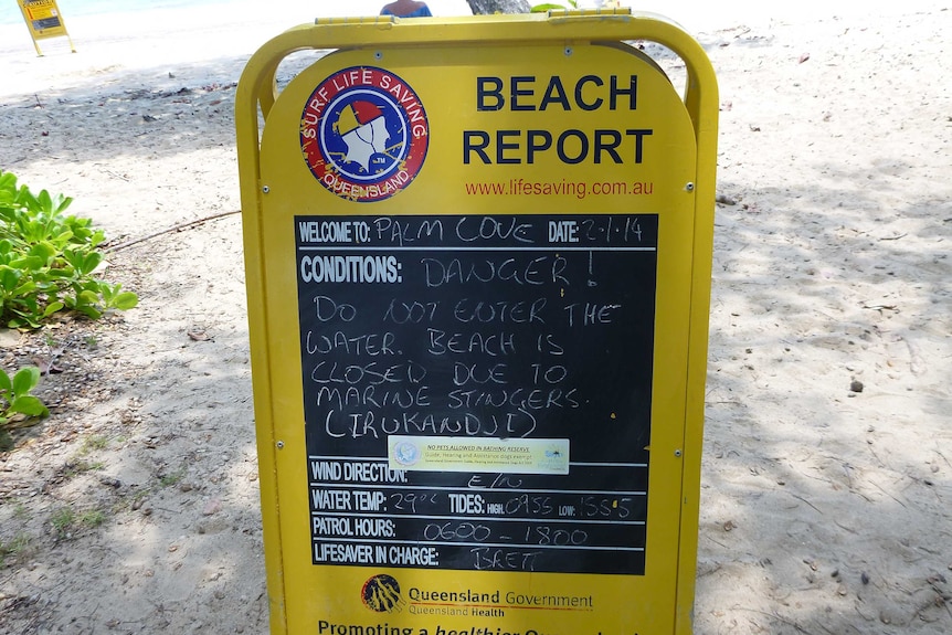 Beach closure