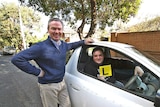 Christopher Pyne with Adelaide Youtuber Kieran Davidson