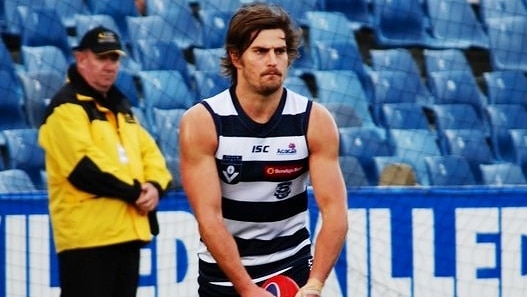 Casey Tutungi played four season for the Geelong Cats in the VFL, including a top 10 best and fairest finish in 2011.