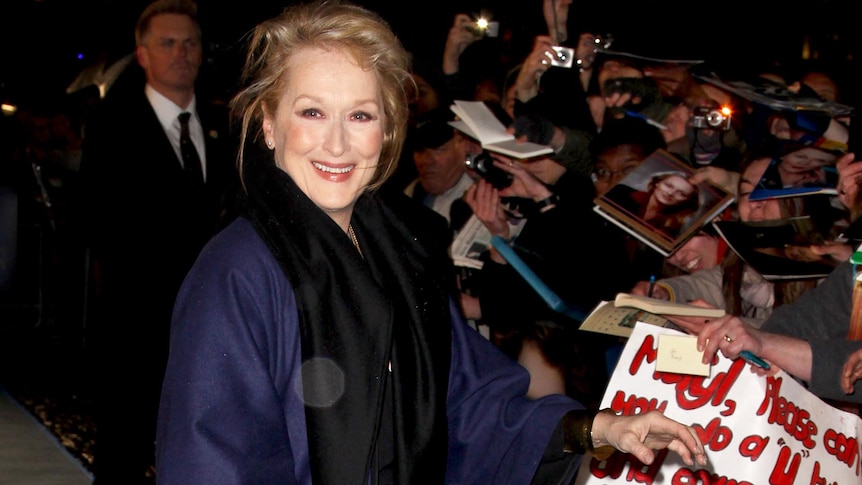 Meryl Streep at the European premiere of The Iron Lady in London.