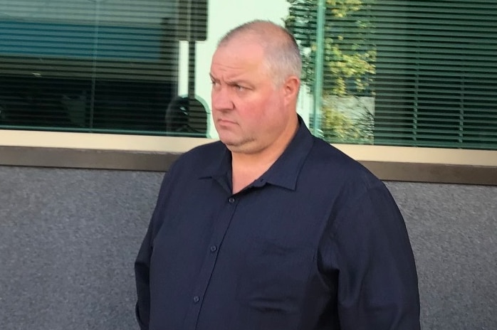 Mine foreman Anthony Clark outside the Magistrates Court