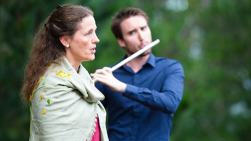 Christine Barstad and flautist, Coty Dennis