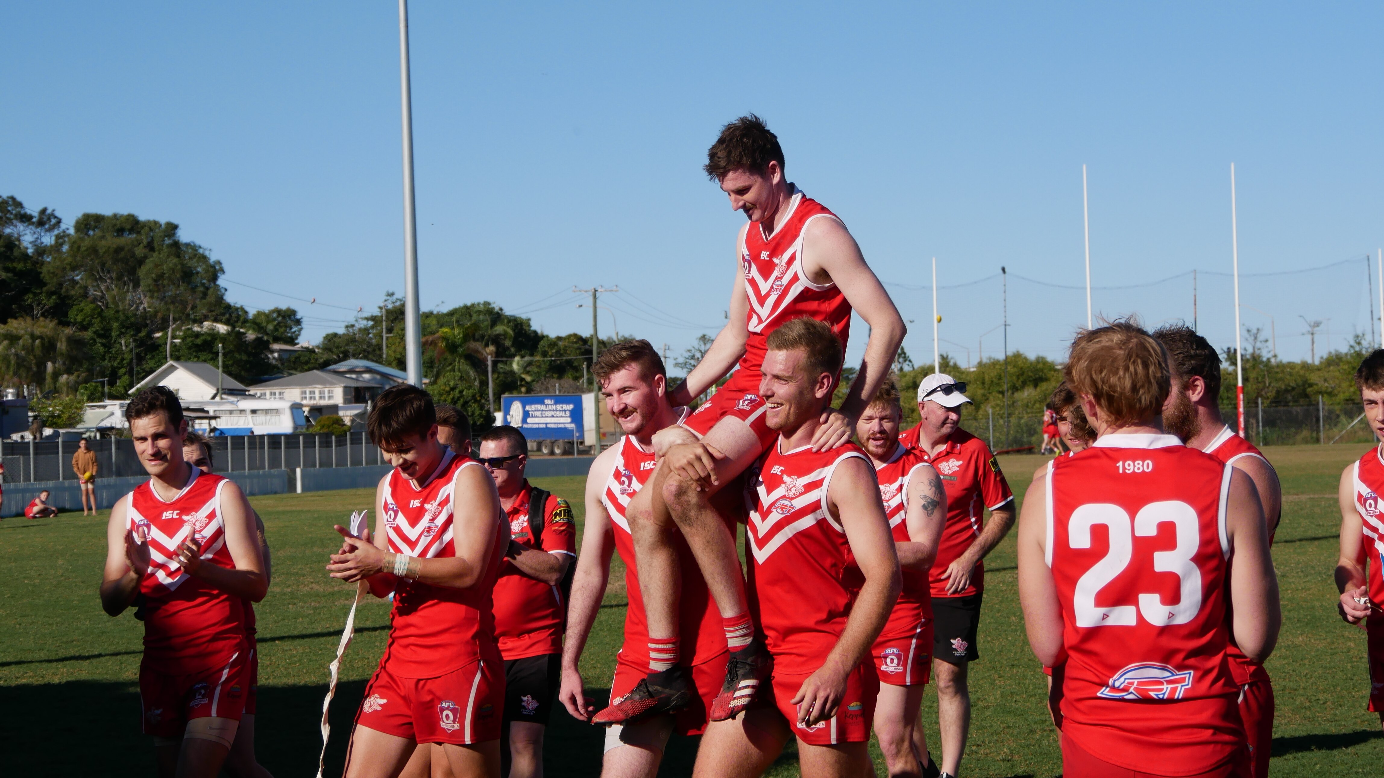 Yeppoon Swans' 100th straight win sees rise of Aussie Rules in rugby