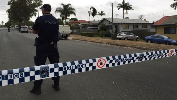 Police at scene of Redcliffe shooting