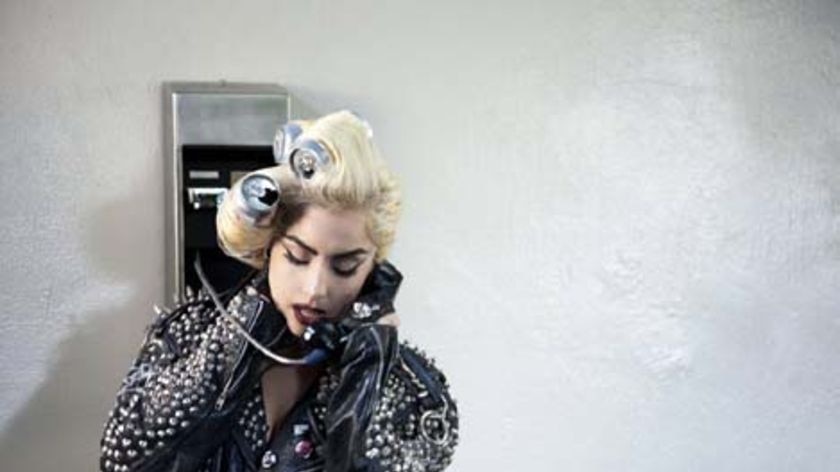 Lady Gaga in her Telephone music video