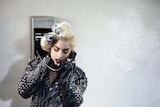 Lady Gaga in her Telephone music video