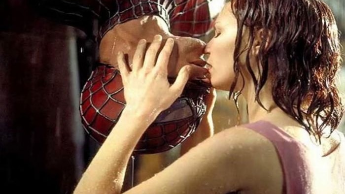 A scene from the film Spider-man