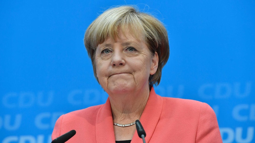 German Chancellor Angela Merkel gives a press conference on September 19, 2016 in Berlin, one day after a regional election.