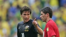 Socceroos star Harry Kewell faces a World Cup suspension for his rant at referee Markus Merk