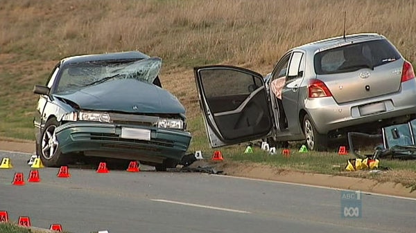 Anthony Paton was drunk and speeding when his car crashed into another car on Gundaroo Drive near Crace.