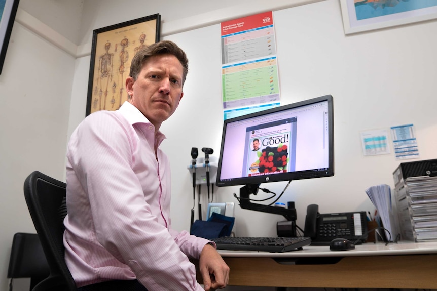 Sydney GP and victim of online scammers, Dr Brad McKay