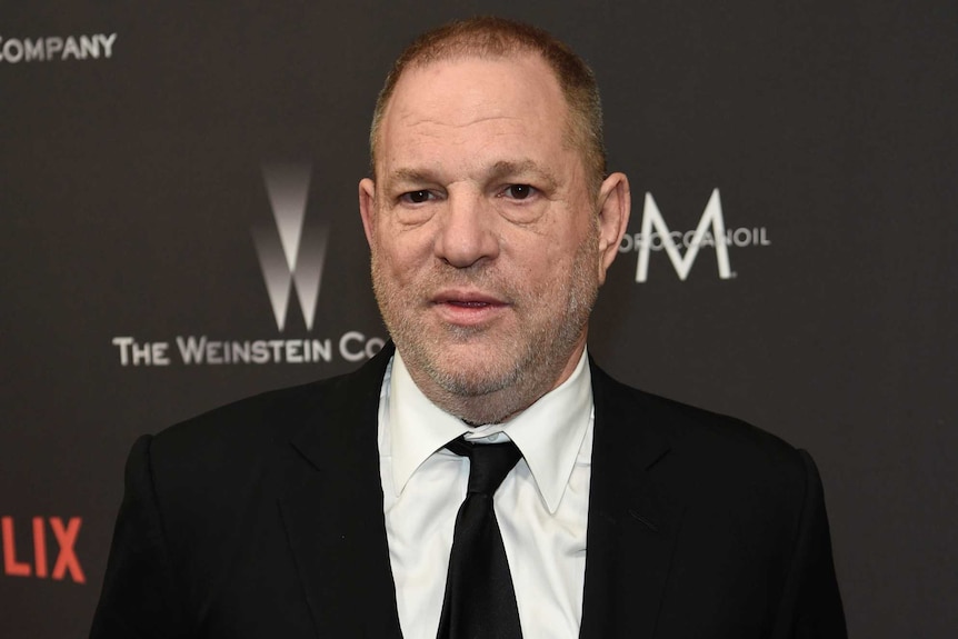 Harvey Weinstein attends a 2017 Golden Globes afterparty.