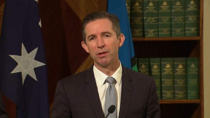 Finance Minister Simon Birmingham forecasts major improvements to the budget if re-elected