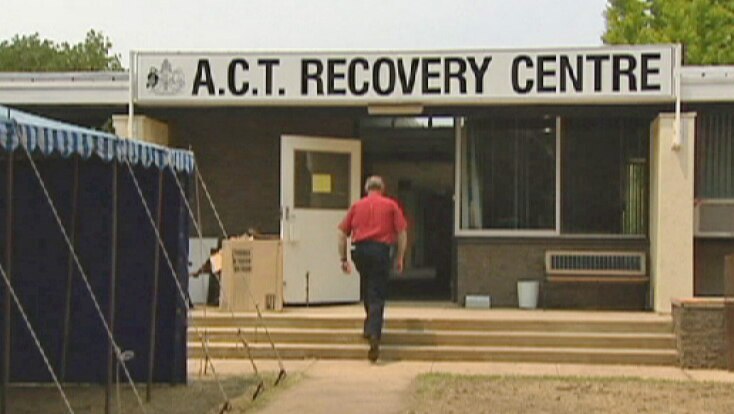 Video still: Canberra Bushfire Recovery Centre in Lyons after the devastating fires in 2003.