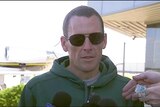Armstrong arrives in Adelaide