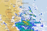Inundated ... torrential rain is causing flooding in many parts of the Sunshine Coast.